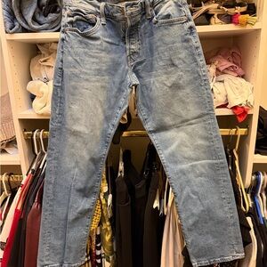 MOTHER Women's Straight Leg Jeans - Light Blue